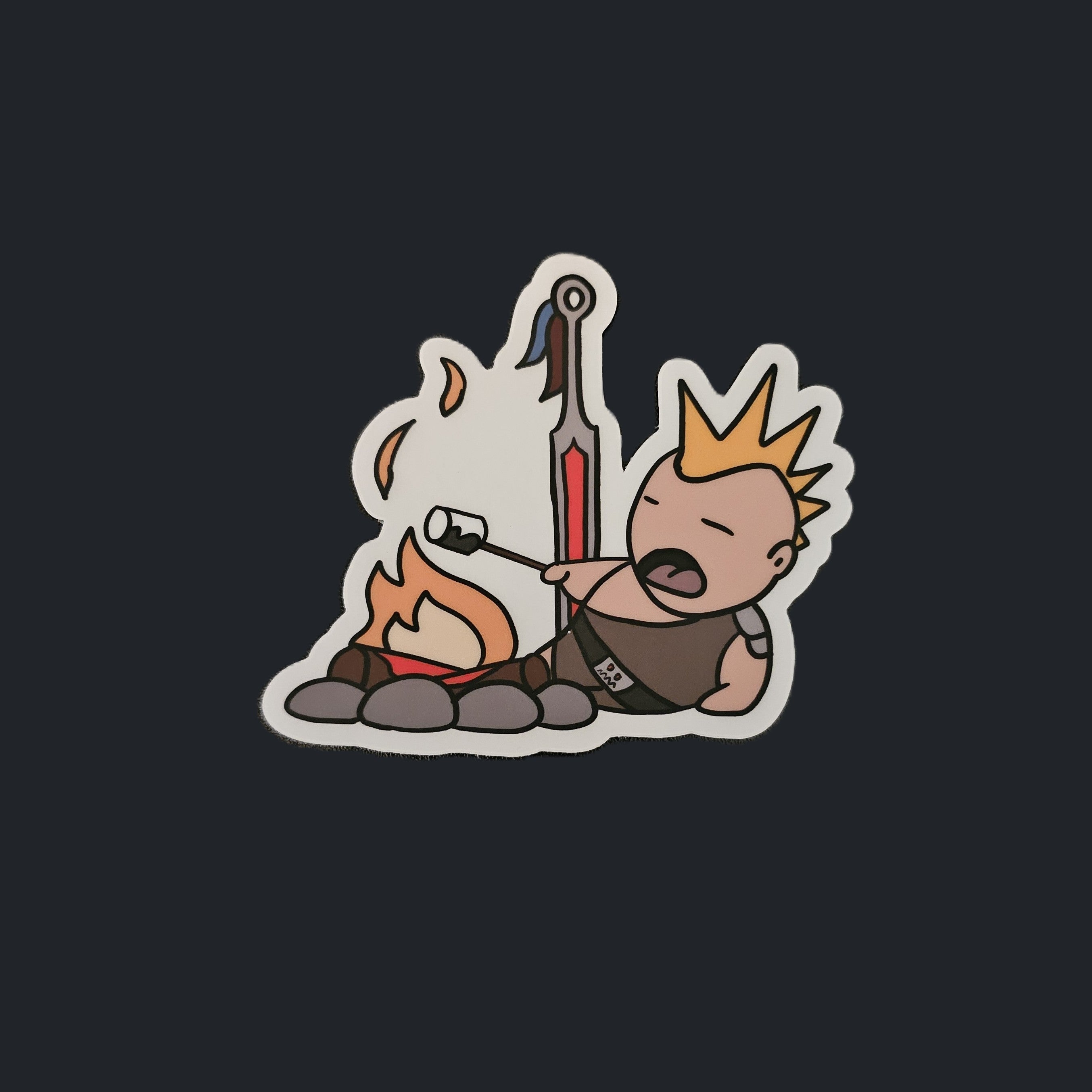 Dungeon Baby Barbarian Camps - Sticker