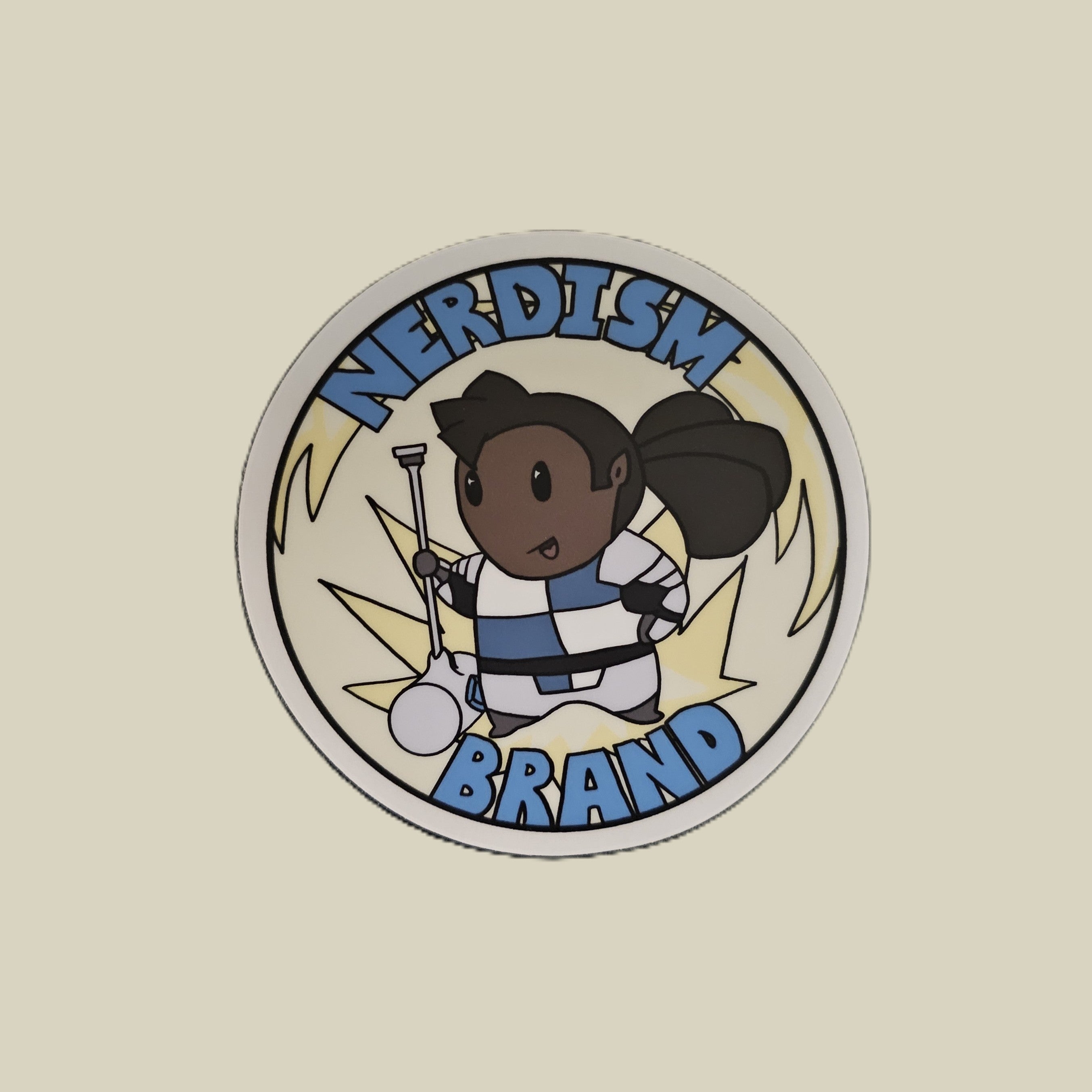 Nerdism Brand Dungeon Baby Paladin - Sticker