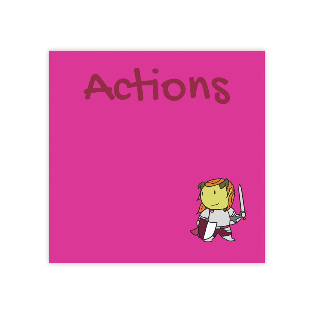 Dungeon Baby Fighter - Post-it® Note Pads