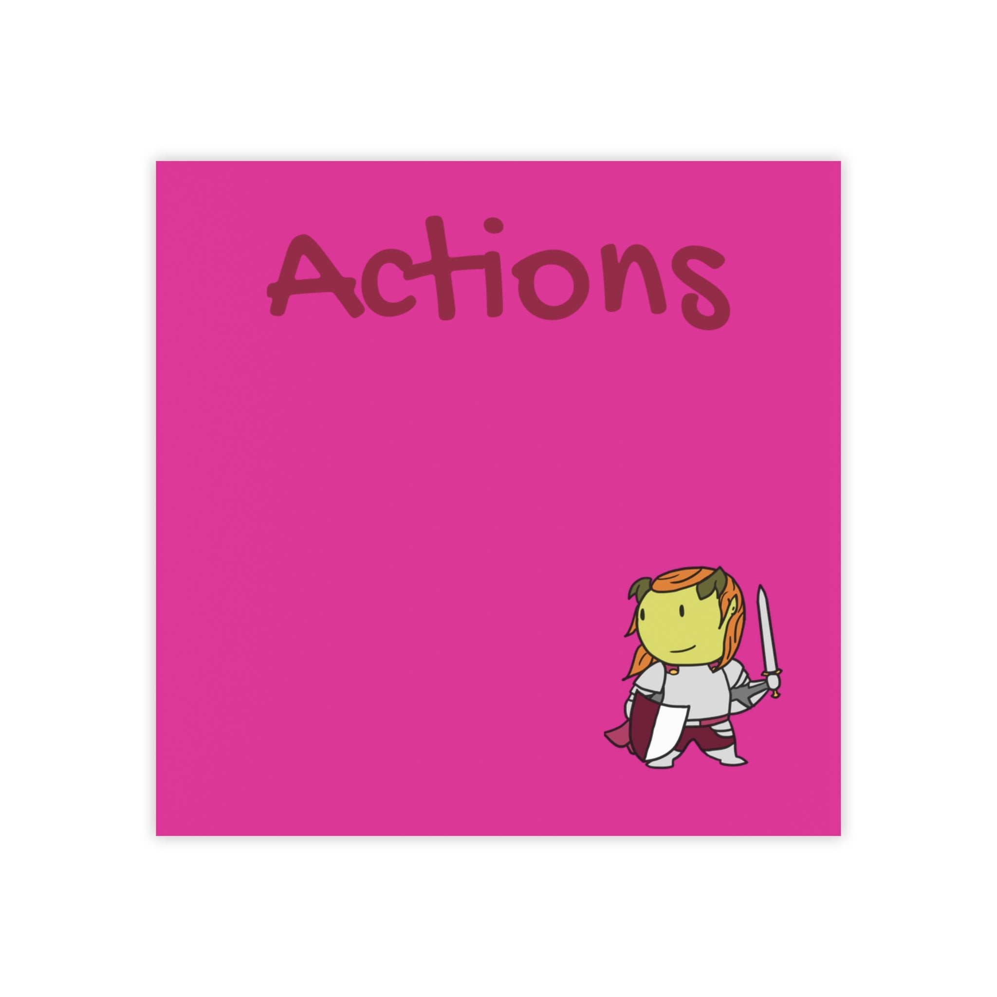 Dungeon Baby Fighter - Post-it® Note Pads